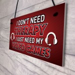 Funny Gaming Sign Neon Effect Hanging Bedroom Sign Gamer Gift