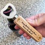 Quirky Uncle Gift Personalised Wood Bottle Opener Birthday Gift