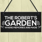 Personalised Garden Sign Home Decor Gift Garden Accessories Gift