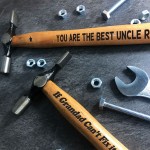 Quirky Uncle Gift Personalised Engraved Hammer Birthday Xmas