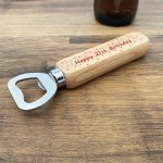 Personalised Confetti Bottle Opener Birthday Gift For Mum Dad