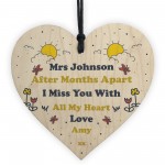 Teacher Assistant Gift In Lockdown Thank You Heart Personalised