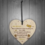 Thank You Gift Plaque For Teacher Assistant Personalised Heart