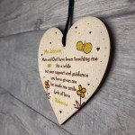 Thank You Gift Plaque For Teacher Assistant Personalised Heart