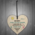 Special Thank You Gift For Teacher Assistant Heart Personalised