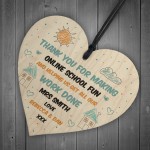 Teacher Teaching Assistant Thank You Gift Heart Personalised