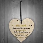 Teachers Precious & Few PERSONALISED Thank you Teacher Gift