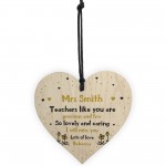 Teachers Precious & Few PERSONALISED Thank you Teacher Gift