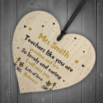 Teachers Precious & Few PERSONALISED Thank you Teacher Gift