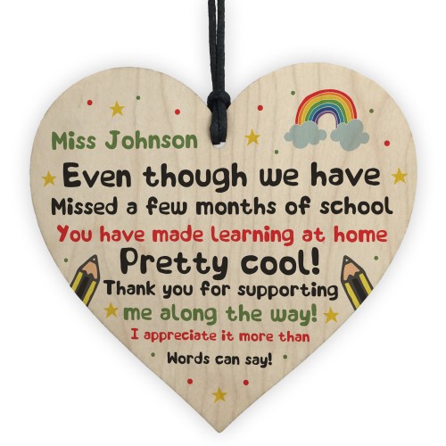 PERSONALISED Thank You Gift For Teacher Assistant Lockdown