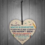 Teacher Teaching Assistant Thank You Gift Quarantine Heart 