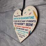 Teacher Teaching Assistant Thank You Gift Quarantine Heart 