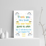 Personalised Print Thank You Gift For Teacher Teaching Assistant