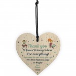 School Thank You Gifts Wood Heart Gift For Teacher Assistant