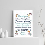 Personalised Teacher Print Thank You Gift For Nursery Preschool