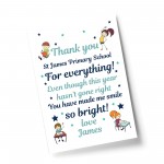 Personalised Teacher Print Thank You Gift For Nursery Preschool