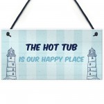 Nautical Theme Hot Tub Sign For Garden Summerhouse Shed 