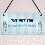 Nautical Theme Hot Tub Sign For Garden Summerhouse Shed 