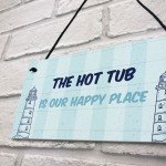 Nautical Theme Hot Tub Sign For Garden Summerhouse Shed 