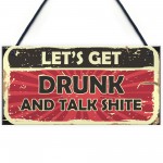 Rude Bar Sign For Home Bar Man Cave Pub Funny Alcohol Gift