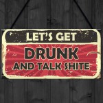 Rude Bar Sign For Home Bar Man Cave Pub Funny Alcohol Gift