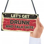 Rude Bar Sign For Home Bar Man Cave Pub Funny Alcohol Gift