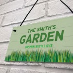 PERSONALISED Garden Sign For Summerhouse Shed Plaque