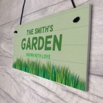 PERSONALISED Garden Sign For Summerhouse Shed Plaque