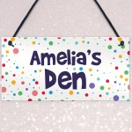 PERSONALISED Den Playhouse Bedroom Sign Gift For Daughter