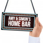 NEON Effect Home Bar PERSONALISED Home Bar Man Cave Sign