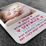 Personalised Gift For Mum Wallet Insert Love Quote Birthday Xmas