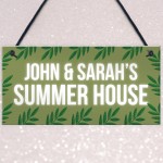 Shabby Chic Summer House Sign PERSONALISED Garden Shed Gift