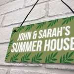 Shabby Chic Summer House Sign PERSONALISED Garden Shed Gift