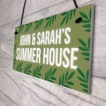 Shabby Chic Summer House Sign PERSONALISED Garden Shed Gift