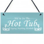 Funny Hot Tub Accessories Home Decor Garden Hot Tub Signs