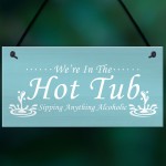 Funny Hot Tub Accessories Home Decor Garden Hot Tub Signs