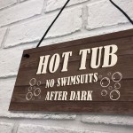 Novelty Hot Tub Sign Funny Hot Tub Accessories Garden Signs