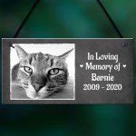 In Loving Memory PERSONALISED Pet Cat Memorial Plaque