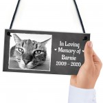 In Loving Memory PERSONALISED Pet Cat Memorial Plaque