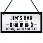 Funny Chic Sign For Bar PERSONALISED Any Name Man Cave