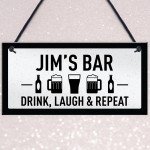 Funny Chic Sign For Bar PERSONALISED Any Name Man Cave