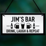 Funny Chic Sign For Bar PERSONALISED Any Name Man Cave