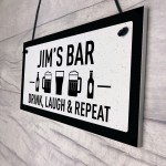 Funny Chic Sign For Bar PERSONALISED Any Name Man Cave