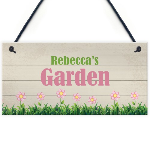 Garden Sign PERSONALISED Any Name Summerhouse Shed Fairy