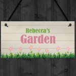 Garden Sign PERSONALISED Any Name Summerhouse Shed Fairy