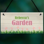 Garden Sign PERSONALISED Any Name Summerhouse Shed Fairy