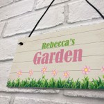 Garden Sign PERSONALISED Any Name Summerhouse Shed Fairy