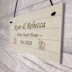 Home Sweet Home Sign PERSONALISED Welcome New Home Gift