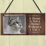 Cat Sign Personalised Cat Signs Hanging Wall Door Plaque Gift