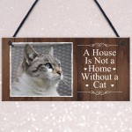 Cat Sign Personalised Cat Signs Hanging Wall Door Plaque Gift